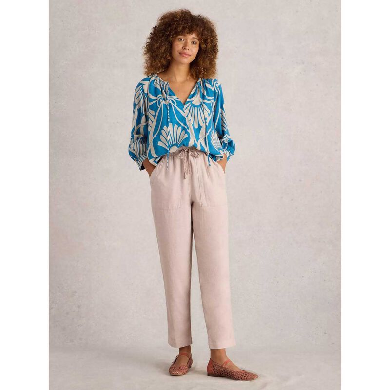 White Stuff Elle Linen Blend Trouser image number 7